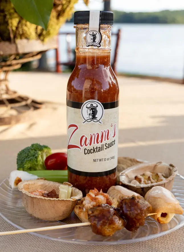 Zamm's Cocktail Sauce Enjoyed by the Water